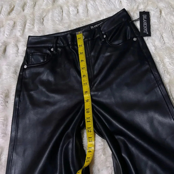 NWT BLANKNYC Women’s Franklin Leather High Rise Wide Leg Pants - Picture 9 of 13